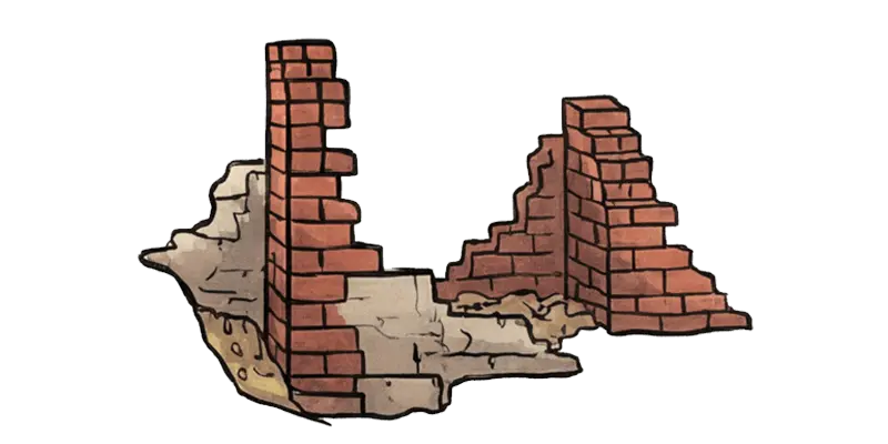 Georadar zur Ortung von Fundamentresten und Mauerresten im Boden